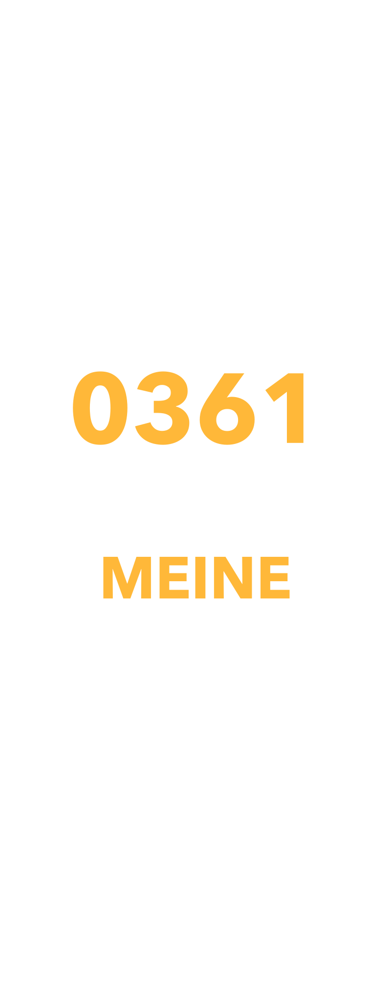 Freigabe Rufnummer 0361